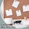 image:imageOutus 60 Pcs Giant Push Pins Jumbo Tacks 118inch Plastic Head for Cork Board Map Posters Decorations Gifts Office School Supplies TransparentBlack