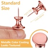 image:imageOutus 60 Pcs Giant Push Pins Jumbo Tacks 118inch Plastic Head for Cork Board Map Posters Decorations Gifts Office School Supplies TransparentGold  Silver  Copper  Pink  Gray