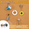image:imageOutus 60 Pcs Giant Push Pins Jumbo Tacks 118inch Plastic Head for Cork Board Map Posters Decorations Gifts Office School Supplies TransparentGold  Silver  Copper  Pink  Gray