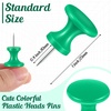 image:imageOutus 60 Pcs Giant Push Pins Jumbo Tacks 118inch Plastic Head for Cork Board Map Posters Decorations Gifts Office School Supplies TransparentGreen
