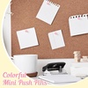 image:imageOutus 60 Pcs Giant Push Pins Jumbo Tacks 118inch Plastic Head for Cork Board Map Posters Decorations Gifts Office School Supplies TransparentPink