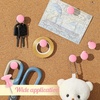 image:imageOutus 60 Pcs Giant Push Pins Jumbo Tacks 118inch Plastic Head for Cork Board Map Posters Decorations Gifts Office School Supplies TransparentPink
