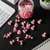 image:imageOutus 60 Pcs Giant Push Pins Jumbo Tacks 118inch Plastic Head for Cork Board Map Posters Decorations Gifts Office School Supplies TransparentPink