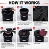 image:imageOutus Polishing Pad Washer Kit Universal Car Pad Clean Bucket Set with Wash Grid amp Splash Guard Compatible with Da Rotary Orbital Polisher Foam Wool Microfiber Felt Disc Car Detailing Accessory