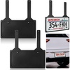 image:imageOutus 2 Pcs Rubber Demo License Plate Holder for Car Dealers Hanging Drive Tag Bracket Frame Cover for Test Drive Temporary Vehicle Dealership2