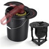 image:imageOutus Polishing Pad Washer Kit Universal Car Pad Clean Bucket Set with Wash Grid amp Splash Guard Compatible with Da Rotary Orbital Polisher Foam Wool Microfiber Felt Disc Car Detailing Accessory