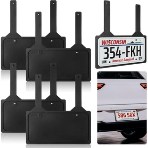image:imageOutus 2 Pcs Rubber Demo License Plate Holder for Car Dealers Hanging Drive Tag Bracket Frame Cover for Test Drive Temporary Vehicle Dealership4