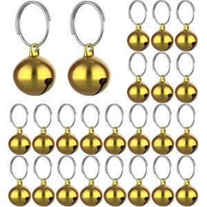 image:imageOutus 24 Sets of Cat Bells for Cat and Dog Collar Pendant Pet Bell Pet Pendant AccessoriesGold