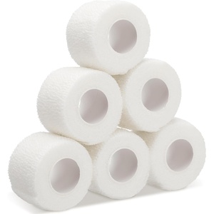 image:imageOutus 6 Rolls 15 Inch Width Hockey Grip Tape 30 yd Self Adhesive Ice Hockey Grip Tape Cohesive Wrap Athletic Sports Accessories for Sports Lover GiftsWhite
