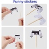 image:imageOutus 200 Pieces Video Game Stickers Controller Gaming Stickers for Video Game Party Supplies Boys Birthday Party Decorations 5 Styles