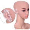 image:imageOutus 100 Pack Clear Disposable Ear Covers Plastic Waterproof Ear Protectors for Shower Hair Dye Bathing100