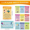 image:imageOutus 11 Pcs Retro Job Skills Posters Educational Bulletin Board Set for Classroom Decorations Essential Qualities Workplace Employer Seek Career High School College Library Home Teacher SuppliesNovel