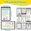 image:imageOutus 11 Pcs Retro Job Skills Posters Educational Bulletin Board Set for Classroom Decorations Essential Qualities Workplace Employer Seek Career High School College Library Home Teacher SuppliesComposition