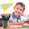 image:imageOutus 144 Pieces Round Pencils Cute HB Graphite Wood Pencils Bulk with Eraser for School Writing Drawing Sketching Wedding Office SuppliesBlackBlue