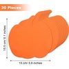image:imageOutus 30 Pieces Halloween Foam Pumpkins Bulk Pumpkins Shapes Crafts Bulk 6inch DIY Pumpkin Kit for Halloween Art Craft KitTaille unique