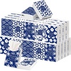 image:imageOutus 50 Pack Halloween Pocket Tissues Travel Size 3 Ply Small Facial Tissues Individual Bulk 400 Sheets for Halloween Trick or Treat Stocking Stuffers Party FavorsBlue