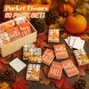 image:imageOutus 50 Pack Halloween Pocket Tissues Travel Size 3 Ply Small Facial Tissues Individual Bulk 400 Sheets for Halloween Trick or Treat Stocking Stuffers Party FavorsOrange
