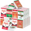 image:imageOutus 50 Pack Halloween Pocket Tissues Travel Size 3 Ply Small Facial Tissues Individual Bulk 400 Sheets for Halloween Trick or Treat Stocking Stuffers Party FavorsRed