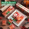 image:imageOutus 50 Pack Halloween Pocket Tissues Travel Size 3 Ply Small Facial Tissues Individual Bulk 400 Sheets for Halloween Trick or Treat Stocking Stuffers Party FavorsRed