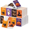 image:imageOutus 50 Pack Halloween Pocket Tissues Travel Size 3 Ply Small Facial Tissues Individual Bulk 400 Sheets for Halloween Trick or Treat Stocking Stuffers Party FavorsOrange