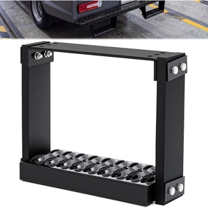image:imageOutus Universal Flexible Tire Step for Truck12 x 11 x 5 inSerrated Pad  Rubber amp Carbon Steel Build Absorbs Offroad Impact Heavyduty Antislip Semi Trailer Step Truck Exterior Accessories12 x 11 x 5 in