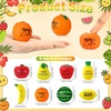 image:imageOutus 40 Pcs Fruit Stress Balls Bulk Inspirational Squeeze Ball Back to School Student Gift for Teacher Positive Fidget Foam Toy for Coworker Employee Staff Office Dancing Fruit Party InspirationalInspirational