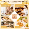 image:imageOutus 400 Pcs Cookie Packaging Bags with Seal 71 x 75 Inch Bakery Pastry Bags with Window Heat Sealable Grease Resistant Paper to Go Bake Sleeves for Gift Giving Donut Bread Sandwich BrownBrown