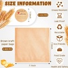 image:imageOutus 400 Pcs Cookie Packaging Bags with Seal 71 x 75 Inch Bakery Pastry Bags with Window Heat Sealable Grease Resistant Paper to Go Bake Sleeves for Gift Giving Donut Bread Sandwich BrownBrown