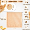 image:imageOutus 400 Pcs Cookie Packaging Bags with Seal 71 x 75 Inch Bakery Pastry Bags with Window Heat Sealable Grease Resistant Paper to Go Bake Sleeves for Gift Giving Donut Bread Sandwich BrownBrown