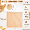 image:imageOutus 400 Pcs Cookie Packaging Bags with Seal 71 x 75 Inch Bakery Pastry Bags with Window Heat Sealable Grease Resistant Paper to Go Bake Sleeves for Gift Giving Donut Bread Sandwich BrownBrown