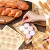 image:imageOutus 400 Pcs Cookie Packaging Bags with Seal 71 x 75 Inch Bakery Pastry Bags with Window Heat Sealable Grease Resistant Paper to Go Bake Sleeves for Gift Giving Donut Bread Sandwich BrownBrown