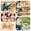 image:imageOutus 400 Pcs Cookie Packaging Bags with Seal 71 x 75 Inch Bakery Pastry Bags with Window Heat Sealable Grease Resistant Paper to Go Bake Sleeves for Gift Giving Donut Bread Sandwich BrownBrown