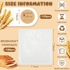 image:imageOutus 400 Pcs Cookie Packaging Bags with Seal 71 x 75 Inch Bakery Pastry Bags with Window Heat Sealable Grease Resistant Paper to Go Bake Sleeves for Gift Giving Donut Bread Sandwich BrownWhite