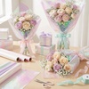 image:imageOutus Iridescent Cellophane Film Rainbow Cellophane Wrapping DIY Craft Decorations for Gift Baskets Fairy Butterfly Supply Party Festival celebrations 39 x 138 InchPinkPink