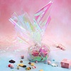 image:imageOutus Iridescent Cellophane Film Rainbow Cellophane Wrapping DIY Craft Decorations for Gift Baskets Fairy Butterfly Supply Party Festival celebrations 39 x 138 InchPinkPink