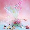 image:imageOutus Iridescent Cellophane Film Rainbow Cellophane Wrapping DIY Craft Decorations for Gift Baskets Fairy Butterfly Supply Party Festival celebrations 39 x 138 InchPinkPink
