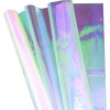 image:imageOutus Iridescent Cellophane Film Rainbow Cellophane Wrapping DIY Craft Decorations for Gift Baskets Fairy Butterfly Supply Party Festival celebrations 39 x 138 InchPinkPink