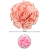 image:imageRose Brooch and Pin for Women Elegant Delicate Flower Pin Shawl Clip Duck Beak Clip for Womens Dress Banquet Party Jewelry GiftD 11cm pink