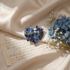 image:imageSparkling Blue Rhinestone Heart Brooches and Pins for Women Butterfly BroochWedding Birthday Party Jewelry Accessories