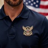 image:imageUS 250th Anniversary Brooch Pin Patriotic Eagle Rhinestone Lapel Pin Independence Day Souvenir Gift2 Pcs