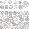 image:imageSyhood 44 Pieces 11 Styles Pearl Rhinestone Brooches Rhinestone Buttons Bulk Faux Pearl Buttons Flower Silver Gold Vintage Brooch Pins for Crafts Jewelry Making Decor DIY Women Wedding Party Accessory