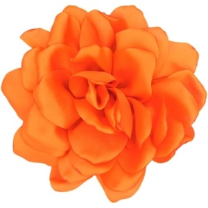 image:imageRose Brooch and Pin for Women Elegant Delicate Flower Pin Shawl Clip Duck Beak Clip for Womens Dress Banquet Party Jewelry Gift12cm orange