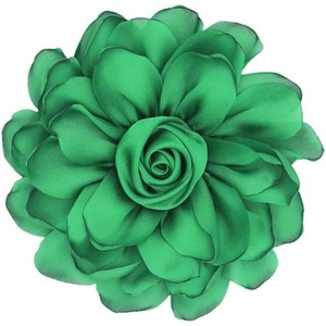 image:imageRose Brooch and Pin for Women Elegant Delicate Flower Pin Shawl Clip Duck Beak Clip for Womens Dress Banquet Party Jewelry GiftA green