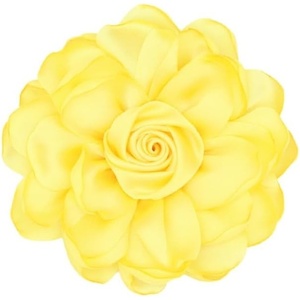 image:imageRose Brooch and Pin for Women Elegant Delicate Flower Pin Shawl Clip Duck Beak Clip for Womens Dress Banquet Party Jewelry GiftA yellow