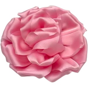 image:imageRose Brooch and Pin for Women Elegant Delicate Flower Pin Shawl Clip Duck Beak Clip for Womens Dress Banquet Party Jewelry GiftD 11cm pink