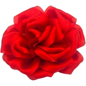 image:imageRose Brooch and Pin for Women Elegant Delicate Flower Pin Shawl Clip Duck Beak Clip for Womens Dress Banquet Party Jewelry GiftD 11cm red
