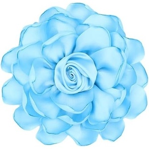 image:imageRose Brooch and Pin for Women Elegant Delicate Flower Pin Shawl Clip Duck Beak Clip for Womens Dress Banquet Party Jewelry Giftlight blue