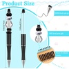 image:imageOutus 20 Pcs Beadable Pens Plastic Bead Pens Bulk Colored Black Ink Beaded Pen Cute DIY Pen Extra Refills for Make Gifts for Women Men Wedding Easter Graduation Gift Office SuppliesMacaroon ColorBlack