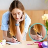 image:imageOutus 20 Pcs Beadable Pens Plastic Bead Pens Bulk Colored Black Ink Beaded Pen Cute DIY Pen Extra Refills for Make Gifts for Women Men Wedding Easter Graduation Gift Office SuppliesMacaroon ColorBlack