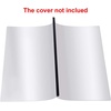 image:imageOutus 30 Pieces Binding Bars Slide Grip Binding Bars for Office Report Cover A4 Size 30 Sheets Capacity 12 Inch Black